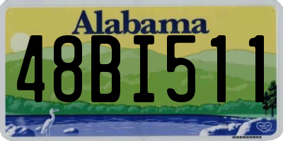 AL license plate 48BI511