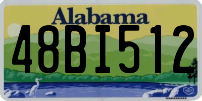 AL license plate 48BI512