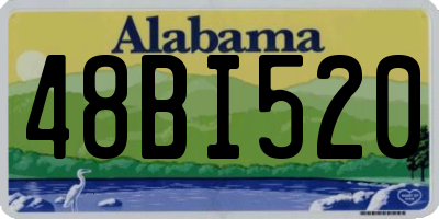 AL license plate 48BI520