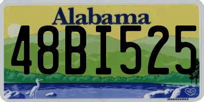AL license plate 48BI525