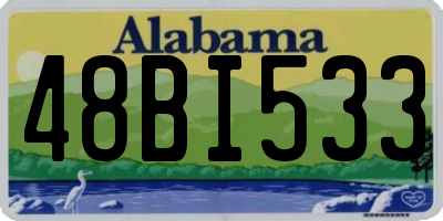 AL license plate 48BI533