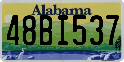 AL license plate 48BI537