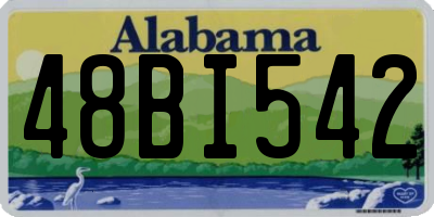 AL license plate 48BI542