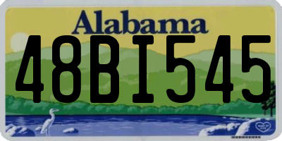 AL license plate 48BI545