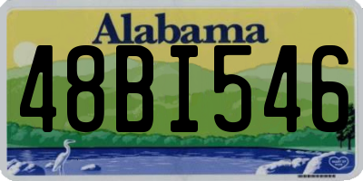 AL license plate 48BI546