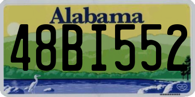 AL license plate 48BI552