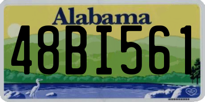AL license plate 48BI561