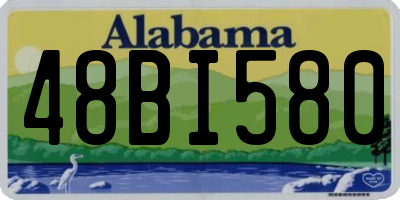 AL license plate 48BI580
