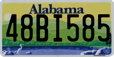 AL license plate 48BI585