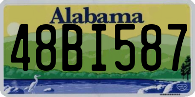 AL license plate 48BI587