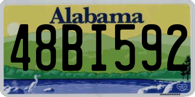 AL license plate 48BI592