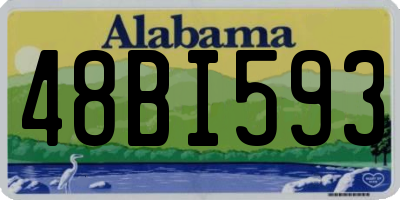 AL license plate 48BI593