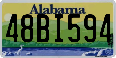 AL license plate 48BI594