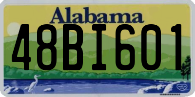 AL license plate 48BI601