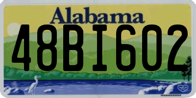 AL license plate 48BI602