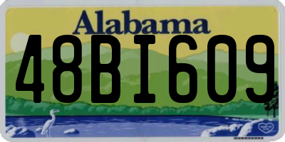 AL license plate 48BI609