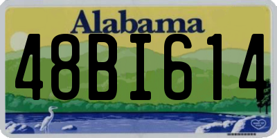 AL license plate 48BI614