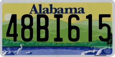 AL license plate 48BI615