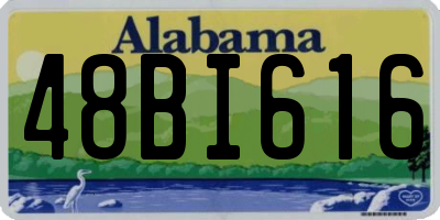 AL license plate 48BI616