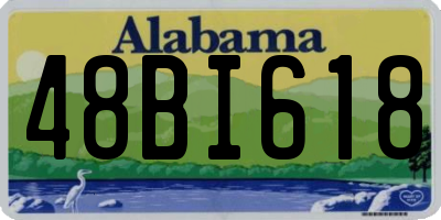 AL license plate 48BI618