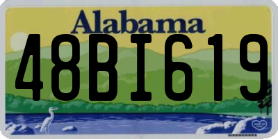 AL license plate 48BI619