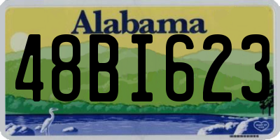 AL license plate 48BI623
