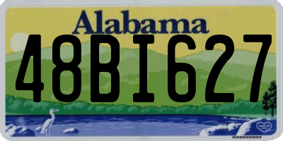 AL license plate 48BI627