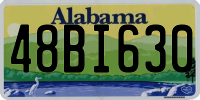AL license plate 48BI630
