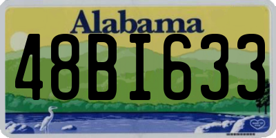 AL license plate 48BI633