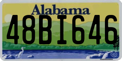 AL license plate 48BI646