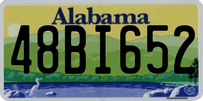 AL license plate 48BI652