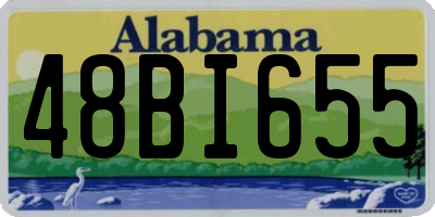 AL license plate 48BI655