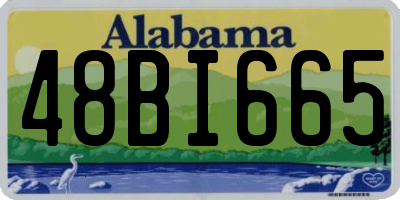 AL license plate 48BI665