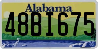 AL license plate 48BI675