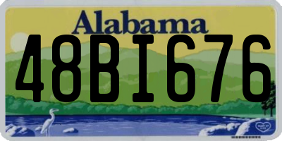 AL license plate 48BI676