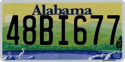 AL license plate 48BI677