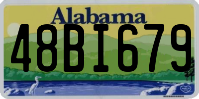 AL license plate 48BI679