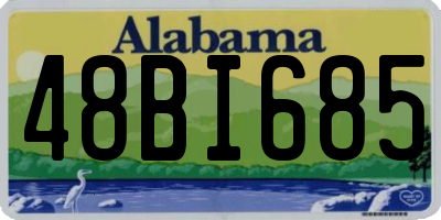 AL license plate 48BI685
