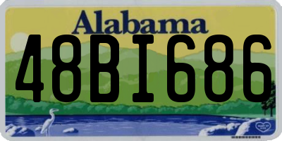 AL license plate 48BI686