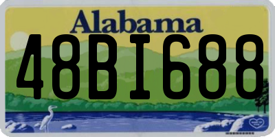 AL license plate 48BI688