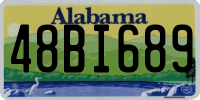 AL license plate 48BI689