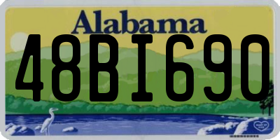 AL license plate 48BI690