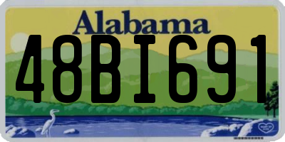 AL license plate 48BI691