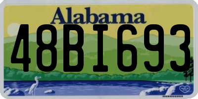 AL license plate 48BI693