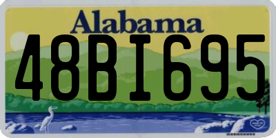 AL license plate 48BI695