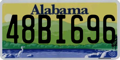 AL license plate 48BI696