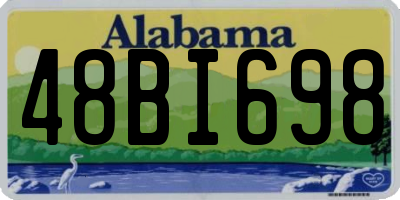 AL license plate 48BI698