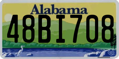 AL license plate 48BI708