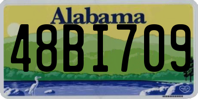 AL license plate 48BI709