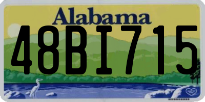 AL license plate 48BI715